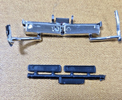 1969 Dodge Charger FRONT BUMPER & GRILLES MPC 1:25 Scale Model PARTS NEW