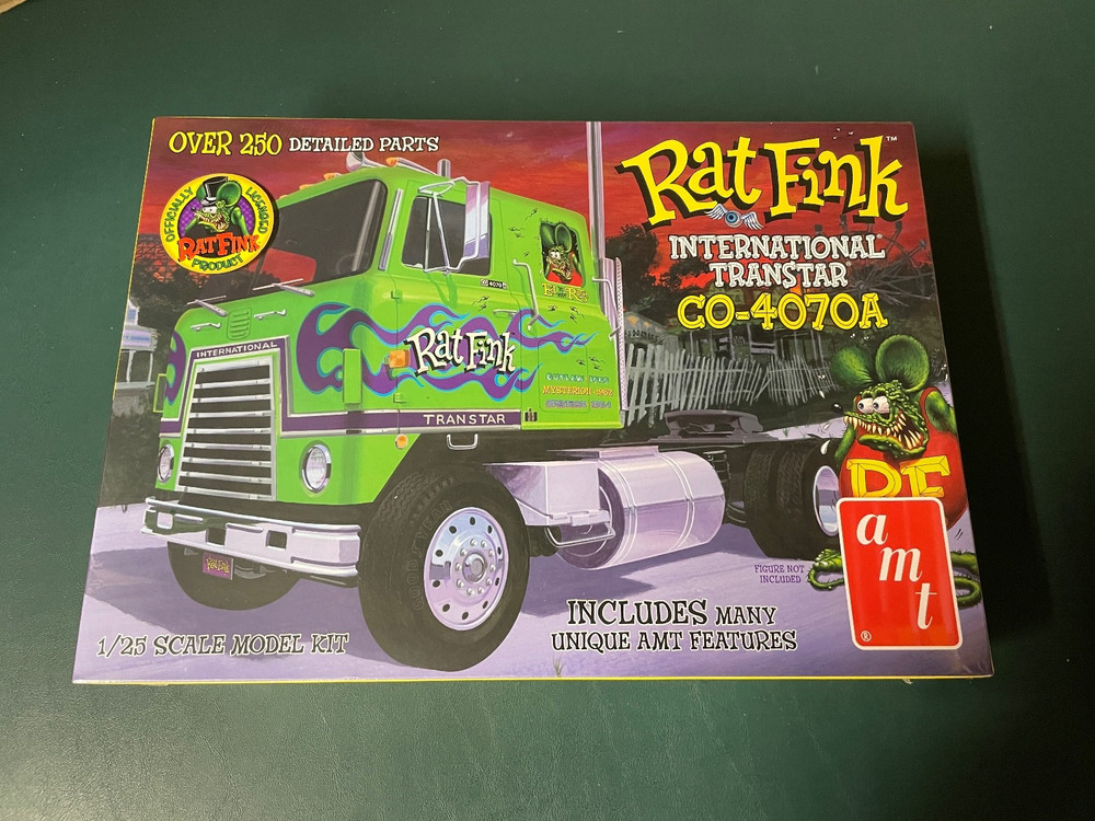 2021 AMT 1/25 Rat Fink International Transtar CO-4070A Factory Sealed