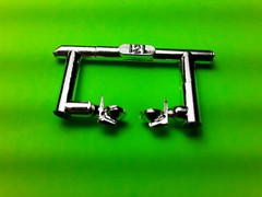 1969 Plymouth GTX Road Runner Pro Street 1/25 Chrome Round Sport Mirrors Driver