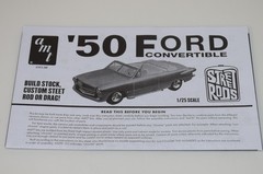 AMT 1950 FORD CONVERTIBLE #1413/12 ⭐PARTS⭐ INSTRUCTION BOOKLET 1:25