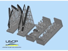 USCP 24A069 1/24 Mini MPI Interior detail-up set B set Resin kit Upgrade kit
