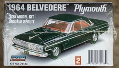 Lindberg 1:25 1964 Plymouth Belvedere (stock) – Factory Sealed – 2 engines
