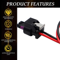 2Pcs 2-Pin Side Marker Light Connector Compatible with Dodge Durango 2021-2023 4