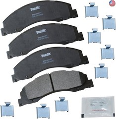 Bendix Priority1 CFM1328 Semi-Metallic Front Brake Pads for Select Models Ford