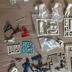 Vintage Amt MPC Revell Assorted Put Crew Parts Fire Extinguishers Tools Gas Cans