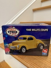 AMT Ertl Street Stock and Strip 1940s willys coupe Model Kit 1:25 Open Box