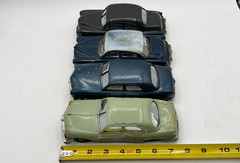 Lot Of 4 1950’s Chevrolet & Ford 1/25 Dealer Promo Model Cars / Banks AS-IS