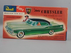 Vintage 1956 Revell Amt Chrysler New Yorker St. Regis Model Car Kit.