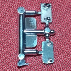 Chrome License Plates 1964 Chevy Nova 1:25 scale model car part Moebius
