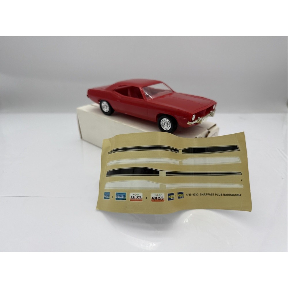 1974 Plymouth Cuda ERTL Promo Model Car In the original Box Rallye Red