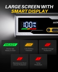 Auxito 9000A Jump Starter 12V Car Battery Jump Starter Up To All Gas/All Diesel