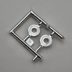 Revell 1/25 69 Dodge Charger Daytona 85-2824 Parts Chrome Disc Rotor