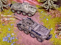 4D assemble toy 1/72 1:72 WW2 German puma armored vehicle Sd.Kfz 234/2 234/3