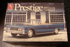 Vintage AMT Ertl Prestige 1965 Lincoln Continental Model Kit #6504 Pieces NIB