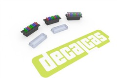Decalcas 1/24 Scale Detail-Up Blade Fuse Box 8 way & fuses (Type 01) #DCL-PAR117