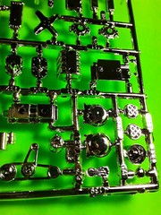32 Ford Delivery 1/25 Chevy 350 Engine Chrome Blower Supercharged Tunnel Ram
