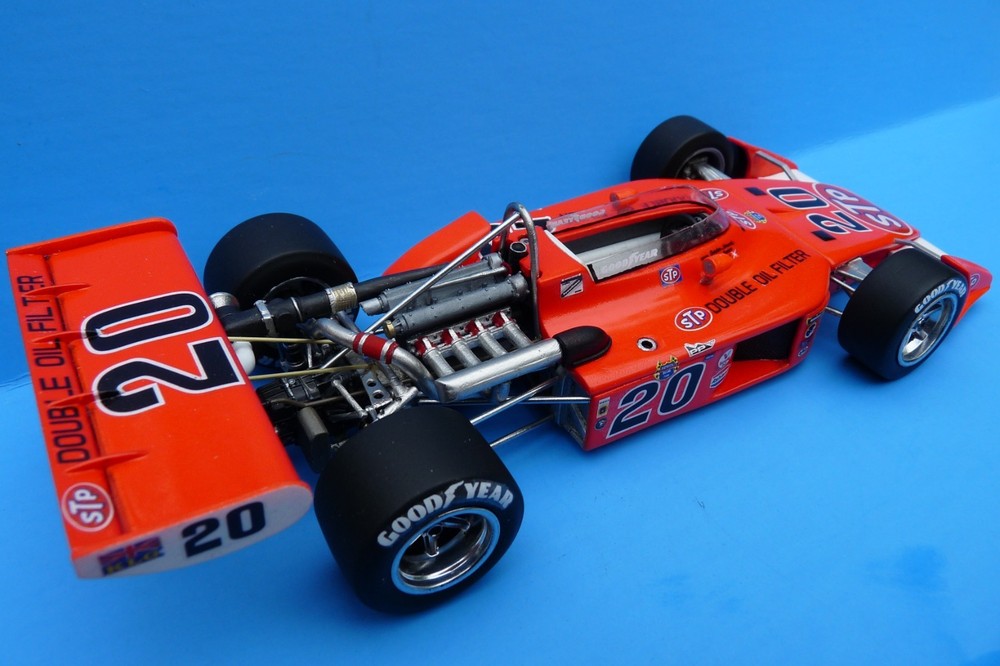 1/25TH 1973 AAR EAGLE INDY 500 WINNER METAL MODEL KIT, INDY RESIN, USAC, CART