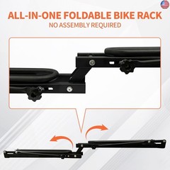 Terriplaze Roof Bike Rack Mount for Car & SUV, Foldable Upright Bicycle