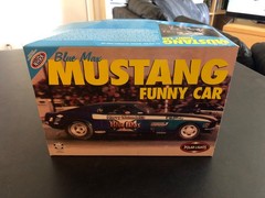 Polar Lights Blue Max 1969 Ford Mustang Funny Car 1/25, Sealed Parts Inside
