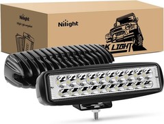 2PCS Led Pods 6 Inch 60W Spot Light Bar 3000LM Driving Fog off Road Lights 12V/2