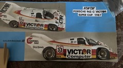 Rare Starter Car Porsche 962 C Victor Super Cup 1987 Resin Kit 1:43 Made France
