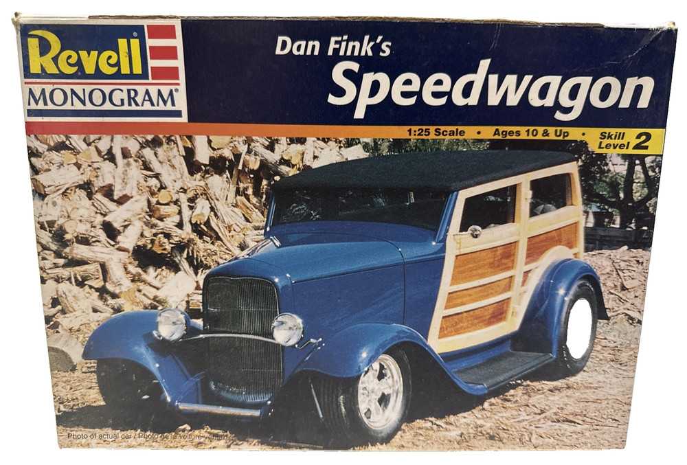 1998 Revell Dan Fink’s Speedwagon 1:25 Scale Model 85-7606 Open Box Complete