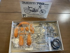 Protar Ducati 750 Sport 1:9 Plastic Motorcycle Model Kit Unassembled