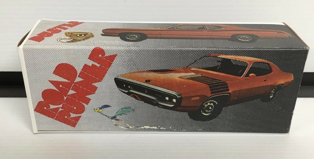 1972 Plymouth Road Runner Cuda Duster Dealer Promo Model REPLICA BOX ONLY NO CAR