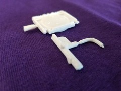 68 Mustang GT RADIATOR & HOSE from Revell 1:25 Model Kit 1968