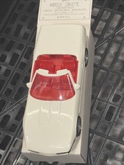 AMT Ertl America Corvette Convertible Artic White #8923 C4 Dealer Promo Car