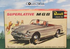 REVELL *RARE* SUPERLATIVE MGB – MODEL KIT – COMPLETE IN BOX – 1960’s 1:32🔥