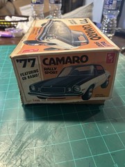 AMT 1977 CHEVY CAMARO Kit T490 Original Issue. Open Box, Sealed Bag