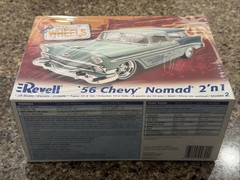 REVELL 1956 CHEVY NOMAD CALIFORNIA WHEELS FACTORY SEALED KIT! CIRCA 2006! VMCP!