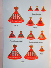 Decalpool 1/24 Scale Audi Quattro S1 (E2) HB Option Decal Sheet DP189 for Beemax