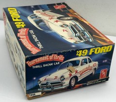 Vintage AMT 1949 Ford Coupe Tournament of Thrills Show Stunt Car T444 1/25 Model