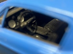 AMT ’67 Ford Mustang GT Model 1/25 Built Kit Muscle Car Detailed Blue 4 Speed