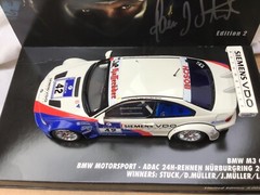 1/43 MINICHAMPS BMW M3 GTR,2004, Nurburgring,Muller, winner No 42, mint,++ !