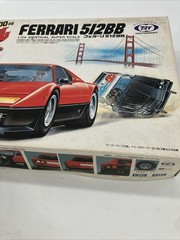 RARE Vintage “Cannonball Run” Ferrari 512BB model car kit, NIB, motorized