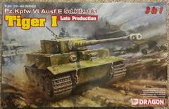 Dragon #6406 1/35 Pz.Kpfw.VI Ausf.E Sd.Kfz.181 Tiger I (Late Production) 3 in 1