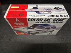 Lindberg 1964 Dodge 330 Super Stock 1/25 Model Kit Old Stock Factory Sealed 1996