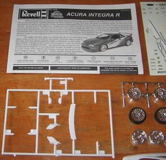 Revell Tuner Series Acura Integra Type R 1/25 NOS Parts Lot Incomplete No Box