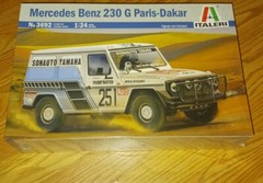 MERCEDES-BENZ 230 G PARIS-DAKAR MODEL KIT ORIGINAL FACTORY SEALED 1:24 ITALERI
