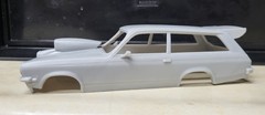 1/24 scale resin 3d printed Outlaw 1972 Vega wagon drag body model slot car