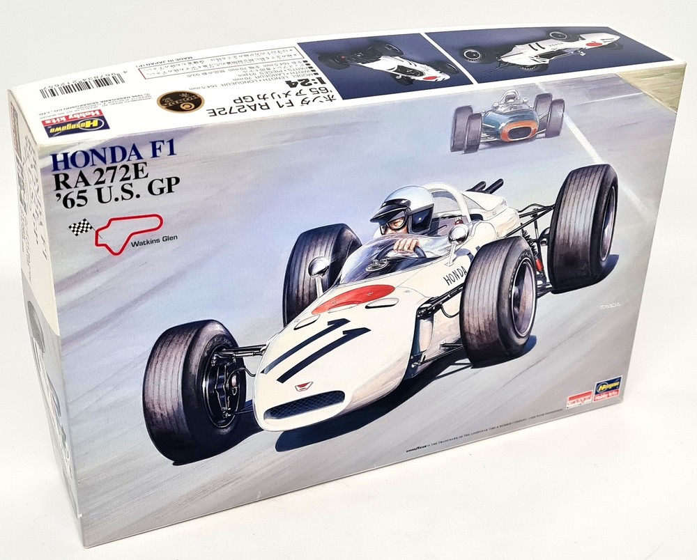 Hasagawa 1/24 Honda RA 272E F1 USA 1965 Watkins Glen Plastic Model Car Kit