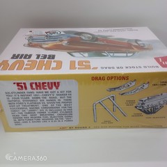 AMT 1951 Chevy Bel Air Retro Deluxe Stock or Drag 1/25 Scale Model Kit Sealed