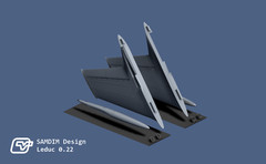 Leduc 0.22 model kit 1/72 scale 3D printed Complete kit