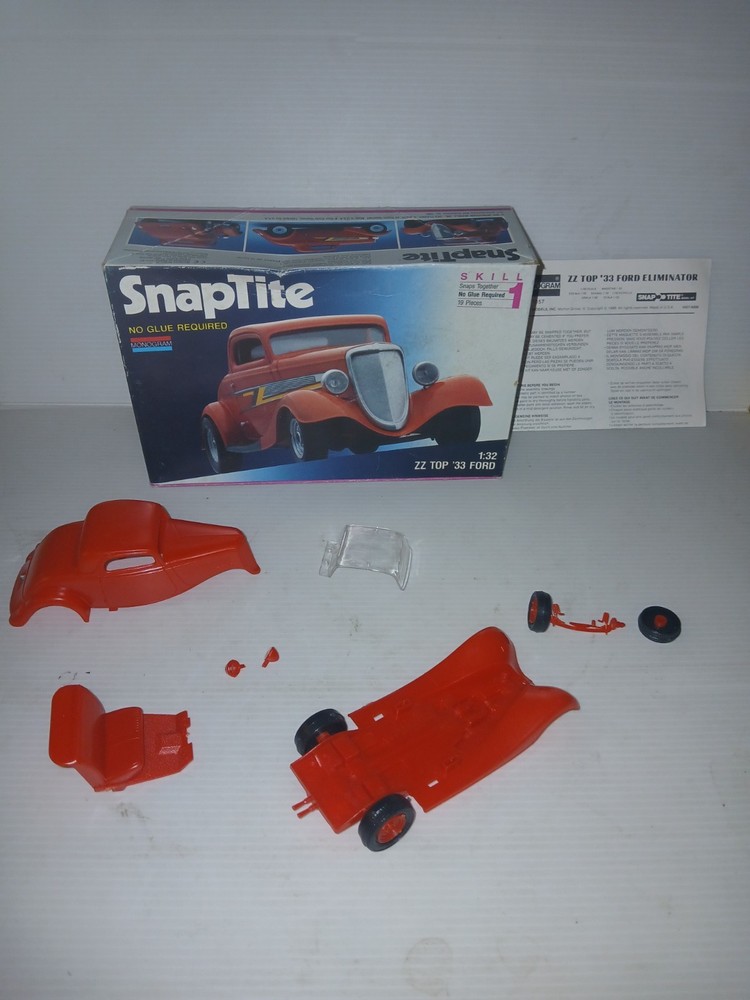 Monogram SnapTite ZZ Top ’33 Ford 1:32 Scale Model Kit No Decals