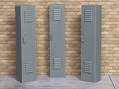 1/24 1/25 Scale Locker Set – For car garage or workshop diorama (set of 3)