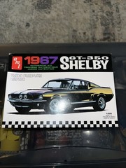 Black AMT 1967 Ford Shelby GT350 1/25 Plastic Model Kit 834M/12 open box