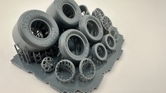 Drag Wheel set, Weld wheels and Hoosier tires